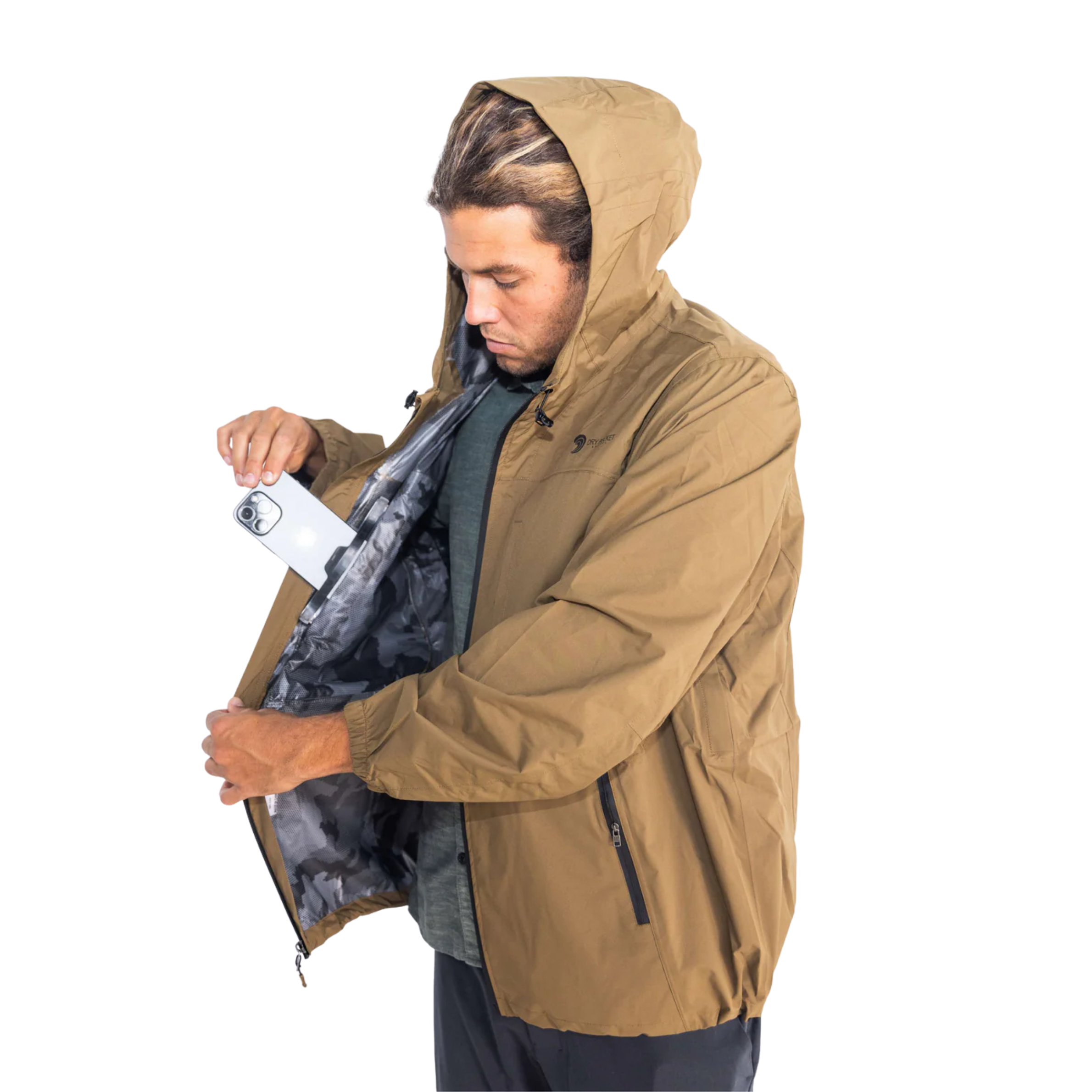 Outback - Waterproof Rain Jacket With A Waterproof Pocket